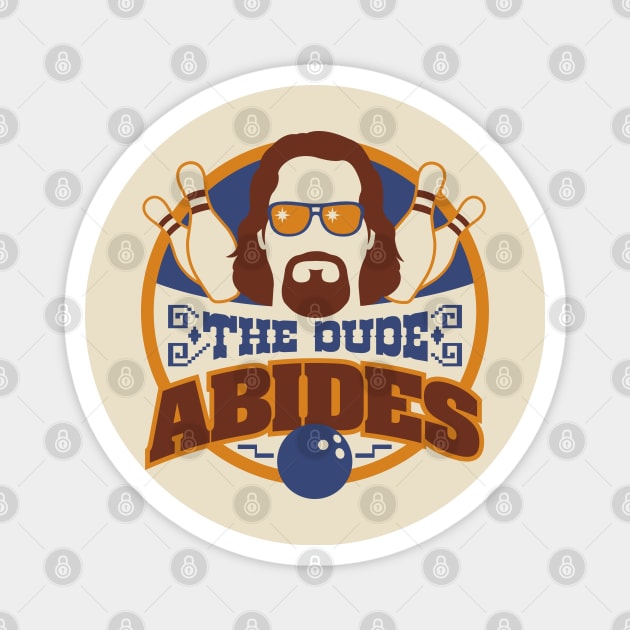 The Dude Abides Magnet by DesignWise